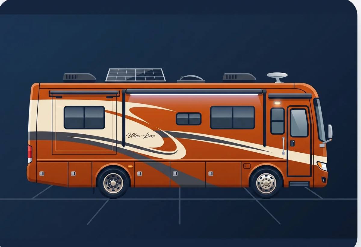 Mobile RV Repair Now technician repairing an RV roof on site