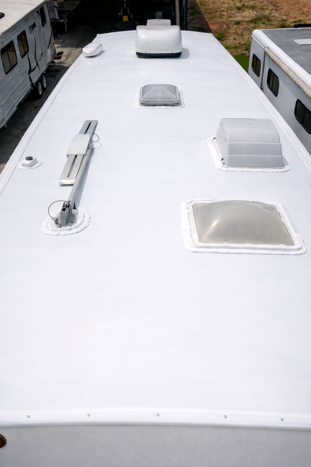 After RV roof